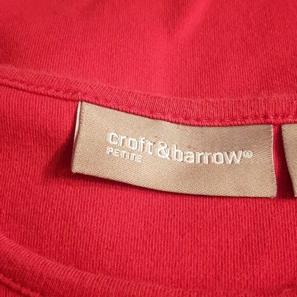 Croft & Barrow Red top - Picture 5 of 9